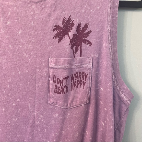 Don’t worry beach happy tank - Picture 3 of 3